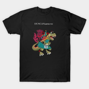 Clanosaurus Rex DUNCANsaurus rex Plaid DUNCAN Scotland Ireland Family Tartan T-Shirt